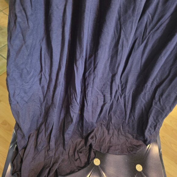 New blue and white teddy nightgown size large. White lace straps. - Picture 7 of 8